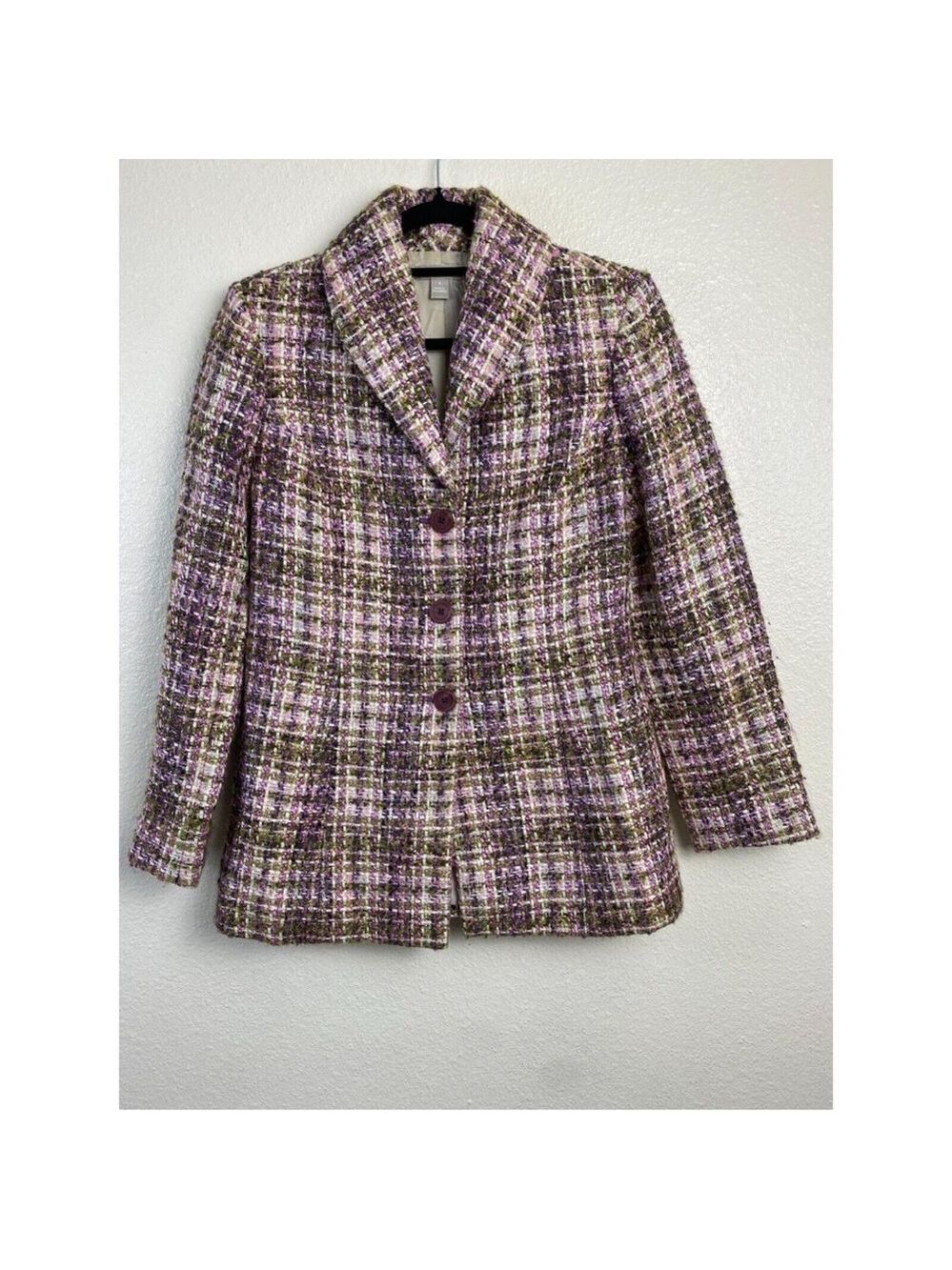 Nordstrom Women Wool Blend Boucle Blazer